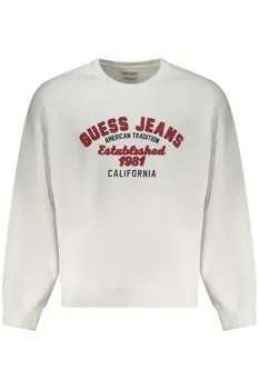 GUESS JEANS SWEATSHIRT WITHOUT ZIP MEN WHITE