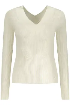 GUESS JEANS WOMEN'S WHITE SWEATER