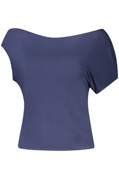 GUESS JEANS WOMEN'S SHORT SLEEVE T-SHIRT BLUE