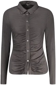 GUESS JEANS LONG SLEEVE SHIRT WOMEN BLACK