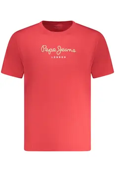 PEPE JEANS MEN'S SHORT SLEEVE T-SHIRT RED