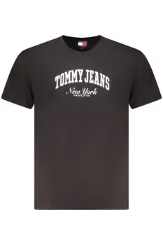 TOMMY HILFIGER MEN'S SHORT SLEEVE T-SHIRT BLACK