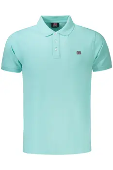NORWAY 1963 MEN'S SHORT SLEEVE POLO SHIRT BLUE