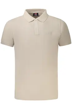 NORWAY 1963 MEN'S SHORT SLEEVE POLO SHIRT BEIGE