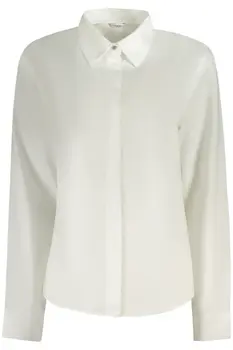 GUESS JEANS LONG SLEEVE SHIRT WOMEN WHITE