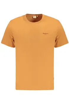 PEPE JEANS MEN'S SHORT SLEEVE T-SHIRT ORANGE