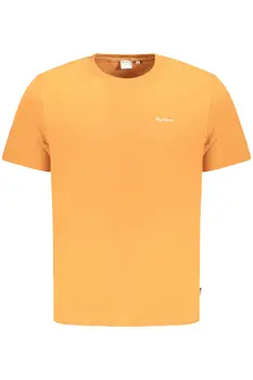 PEPE JEANS MEN'S SHORT SLEEVE T-SHIRT ORANGE