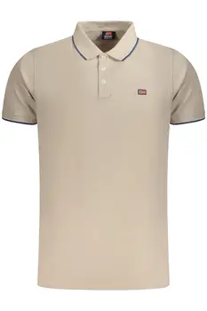 NORWAY 1963 MEN'S SHORT SLEEVE POLO SHIRT BEIGE