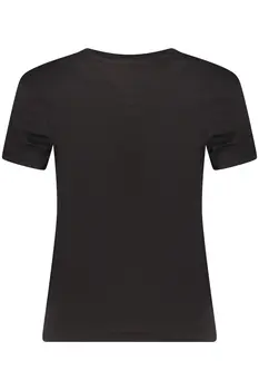 TOMMY HILFIGER SHORT SLEEVE T-SHIRT WOMEN BLACK