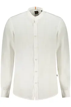BOSS LONG SLEEVE SHIRT MEN WHITE