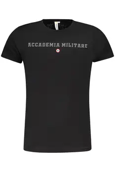 MILITARY ACADEMY BLACK MEN'S SHORT SLEEVE T-SHIRT
