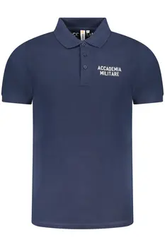 MILITARY ACADEMY MEN'S BLUE SHORT SLEEVE POLO