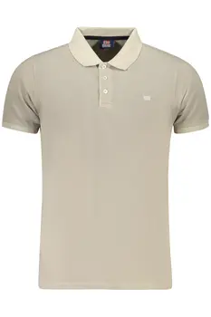 NORWAY 1963 MEN'S SHORT SLEEVE POLO SHIRT BEIGE