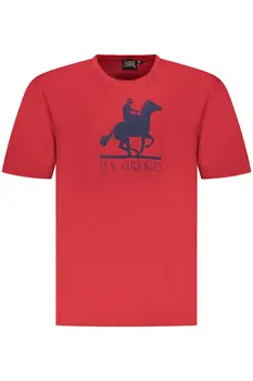US GRAND POLO MEN'S SHORT SLEEVE T-SHIRT RED