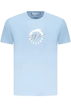 TRUSSARDI SHORT SLEEVE T-SHIRT MEN'S BLUE