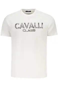 CAVALLI CLASS SHORT SLEEVE T-SHIRT MEN WHITE