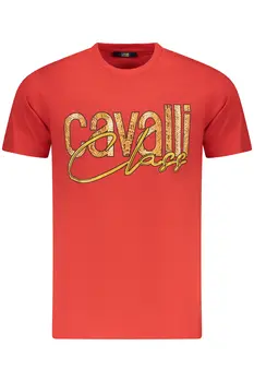 CAVALLI CLASS SHORT SLEEVE T-SHIRT MEN RED