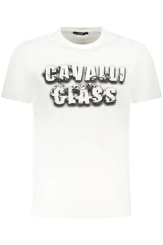 CAVALLI CLASS SHORT SLEEVE T-SHIRT MEN WHITE