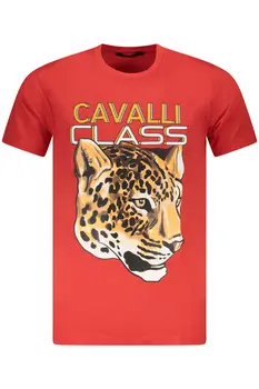 CAVALLI CLASS SHORT SLEEVE T-SHIRT MEN RED