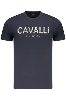 CAVALLI CLASS SHORT SLEEVE T-SHIRT MEN BLUE