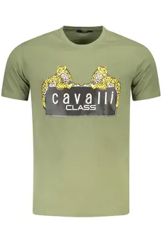 CAVALLI CLASS SHORT SLEEVE T-SHIRT MEN GREEN