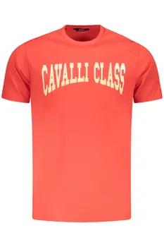 CAVALLI CLASS SHORT SLEEVE T-SHIRT MEN RED