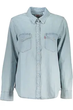 LEVI'S LONG SLEEVE SHIRT WOMEN BLUE