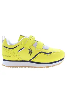 US POLO ASSN. CHILDREN'S YELLOW SPORTS FOOTWEAR