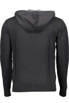 US POLO CARDIGAN MEN BLACK