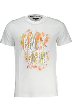 CAVALLI CLASS SHORT SLEEVE T-SHIRT MEN WHITE
