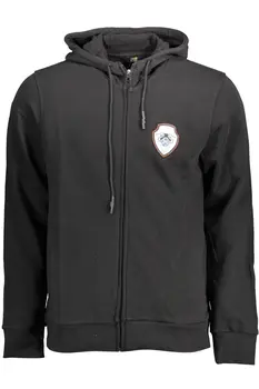CAVALLI CLASS MEN'S ZIP-UP SWEATSHIRT BLACK