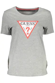 GUESS JEANS SHORT SLEEVE T-SHIRT WOMEN GREY