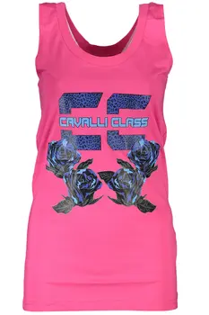 CAVALLI CLASS WOMEN'S PINK TANK TOP