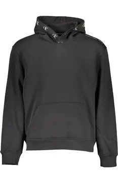 CALVIN KLEIN MEN'S BLACK ZIP-UP SWEATSHIRT