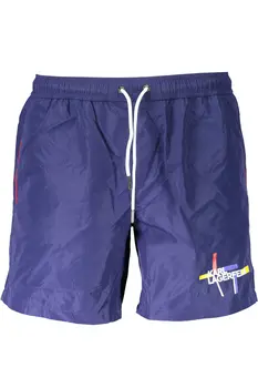 KARL LAGERFELD BEACHWEAR SWIMSUIT BOTTOM MEN BLUE