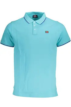 NORWAY 1963 MEN'S SHORT SLEEVE POLO SHIRT BLUE