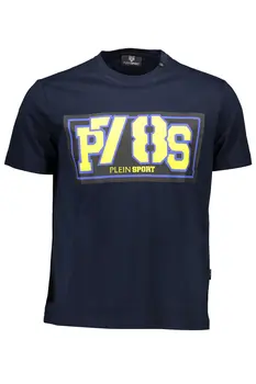 PLEIN SPORT SHORT SLEEVE T-SHIRT MEN BLUE