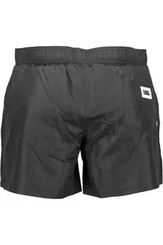 KARL LAGERFELD BEACHWEAR SWIMSUIT BLACK MEN'S BOTTOM