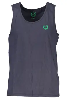 GIAN MARCO VENTURI MEN'S BLUE TANK TOP