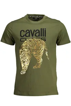 CAVALLI CLASS SHORT SLEEVE T-SHIRT MEN GREEN