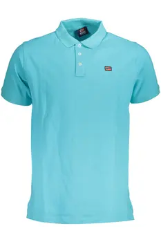 NORWAY 1963 MEN'S SHORT SLEEVE POLO SHIRT BLUE