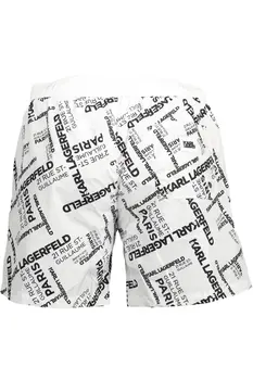 KARL LAGERFELD BEACHWEAR SWIMSUIT BOTTOM MEN WHITE