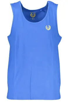 GIAN MARCO VENTURI MEN'S BLUE TANK TOP