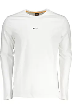 BOSS LONG SLEEVE T-SHIRT MEN WHITE