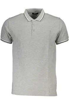 CAVALLI CLASS POLO SHORT SLEEVES MEN GREY