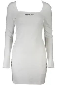 TOMMY HILFIGER SHORT DRESS WOMEN WHITE