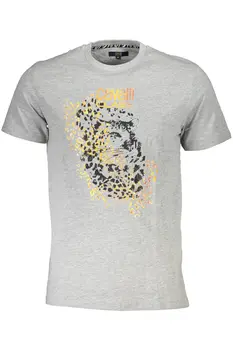 CAVALLI CLASS SHORT SLEEVE T-SHIRT MEN GREY