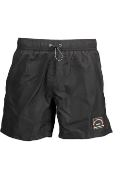 KARL LAGERFELD BEACHWEAR SWIMSUIT BLACK MEN'S BOTTOM