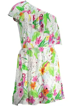 DESIGUAL SHORT DRESS WOMEN WHITE