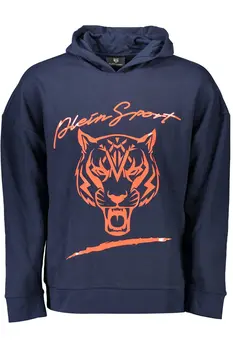 PLEIN SPORT SWEATSHIRT WITHOUT ZIP MEN BLUE